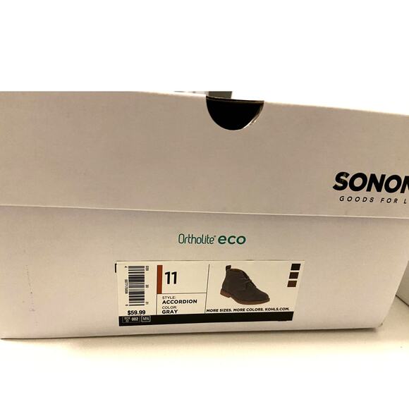 Sonoma Goods Men's Ankle Boots 'Accordion'‎ 11M - Picture 8 of 8